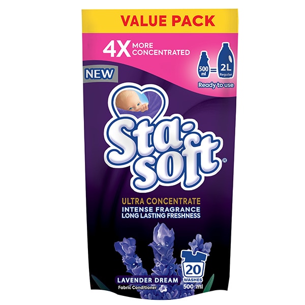 Sta-Soft Ultra Concentrate Lavender Doypack 500ml Thumb 2